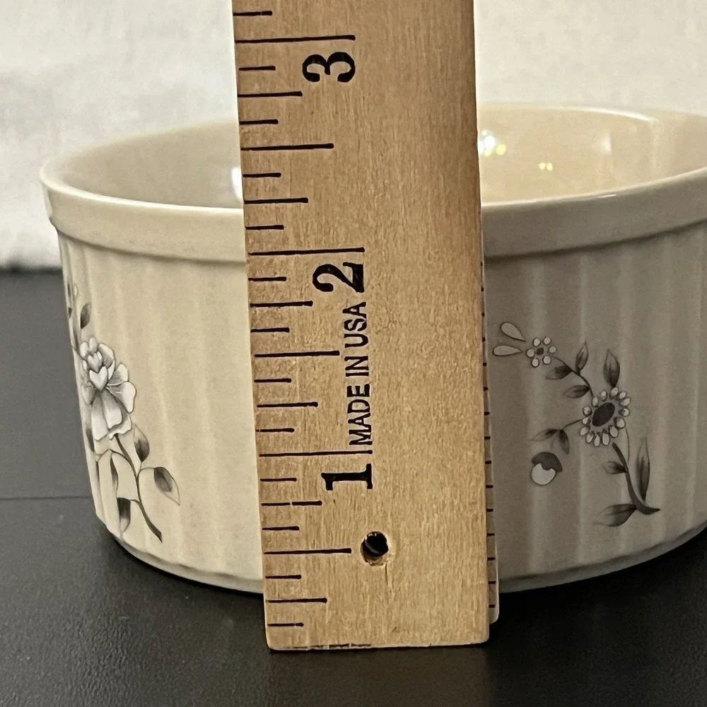 JMP Southampton Stoneware Collection Ribbed Ramekin Japan Dishwasher Microwave